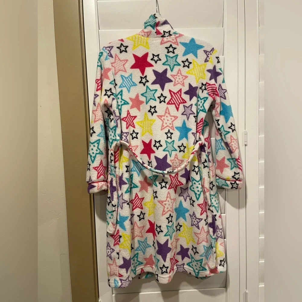 Joe Boxer Multicolor Star Print Robe - Picture 5 of 6